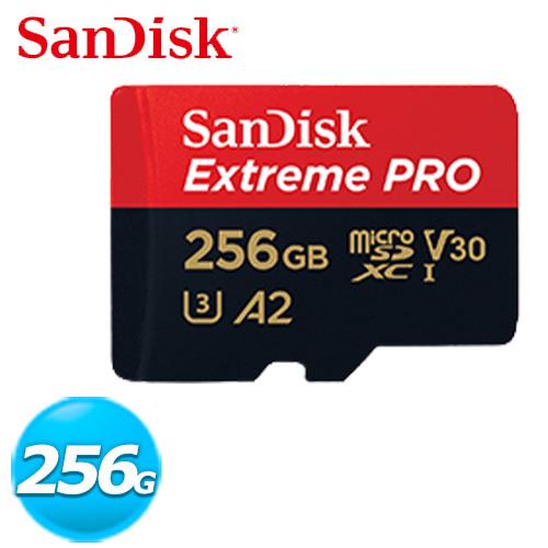 SanDisk Extreme Pro microSDXC UHS-I 256GB 記憶卡